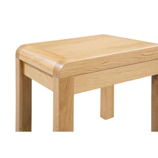 CURVE 2 DRAWER DRESSING TABLE & STOOL ASS - Living with Luxury