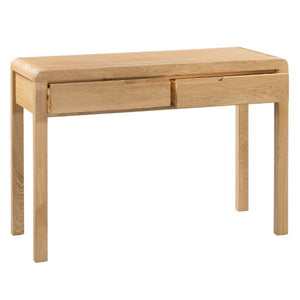 CURVE 2 DRAWER DRESSING TABLE & STOOL ASS - Living with Luxury