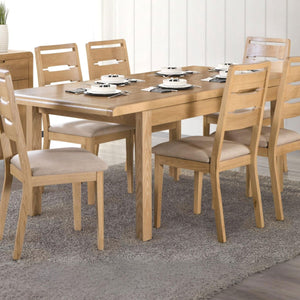 CURVE OAK DINING TABLE - Living with Luxury