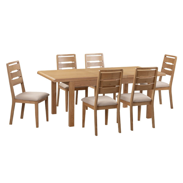 CURVE OAK DINING TABLE - Living with Luxury