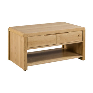 CURVE OAK COFFEE TABLE - Living with Luxury
