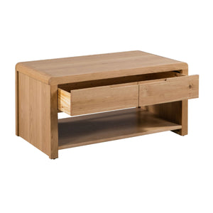 CURVE OAK COFFEE TABLE - Living with Luxury