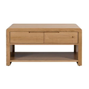 CURVE OAK COFFEE TABLE - Living with Luxury