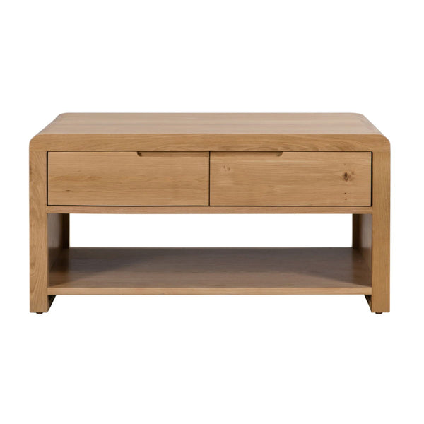 CURVE OAK COFFEE TABLE - Living with Luxury