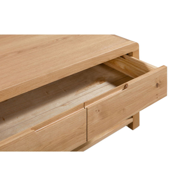 CURVE OAK COFFEE TABLE - Living with Luxury