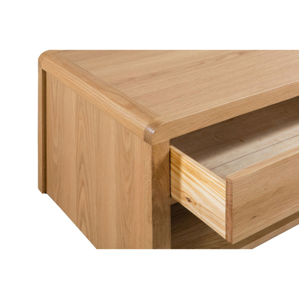 Curve Oak Nest of 2 Tables - Living with Luxury