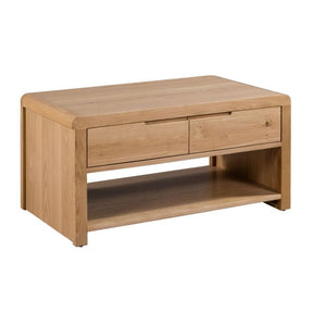 Curve Oak Nest of 2 Tables - Living with Luxury