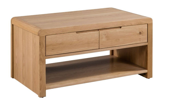 CURVE OAK COFFEE TABLE - Living with Luxury