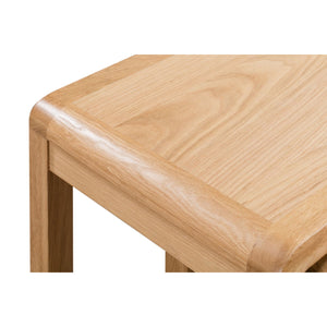Curve Oak Nest of 2 Tables - Living with Luxury