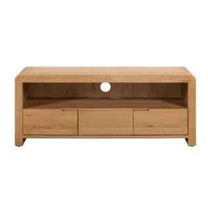 CURVE OAK TV UNIT - Living with Luxury