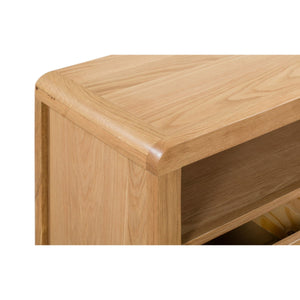 CURVE OAK TV UNIT - Living with Luxury