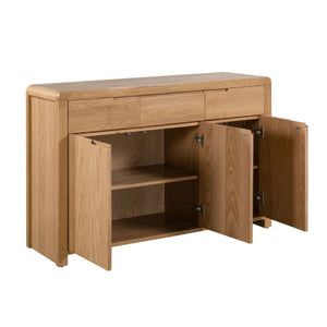 CURVE OAK SIDEBOARD - Living with Luxury