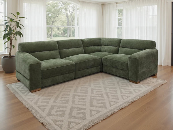 Chicago Green Universal Corner Sofa – Stylish Living Room Seating