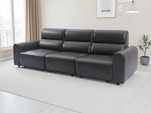 Conway 3 Seater Electric Sofa – Grey & Black Stylish Living Room Seating