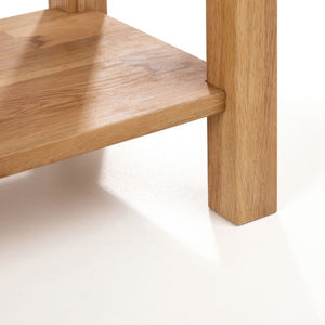 COXMOOR CONSOLE TABLE 90CM - OAK - Living with Luxury