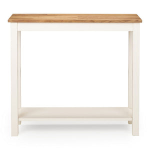 COXMOOR CONSOLE TABLE 90CM - IVORY & OAK - Living with Luxury