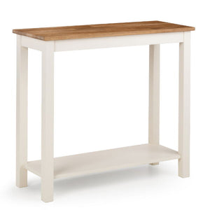 COXMOOR CONSOLE TABLE 90CM - IVORY & OAK - Living with Luxury