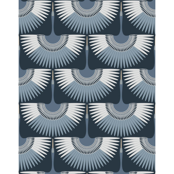 Crane wallpaper by Bobbi Beck — Living with Luxury