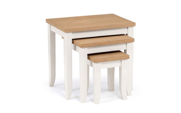 DAVENPORT OAK/ELEPHANT GREY NEST OF TABLES - Living with Luxury