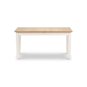 DAVENPORT IVORY/OAK EXTENDING DINING TABLE - Living with Luxury