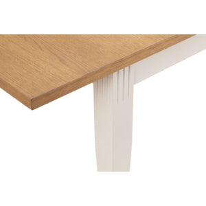 DAVENPORT IVORY/OAK STORAGE BENCH - Living with Luxury