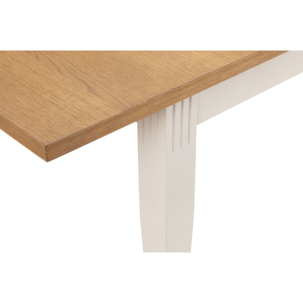 DAVENPORT IVORY/OAK STORAGE BENCH - Living with Luxury
