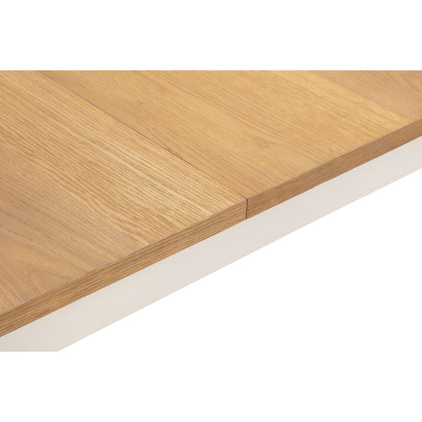 DAVENPORT IVORY/OAK STORAGE BENCH - Living with Luxury