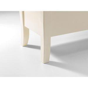 DAVENPORT IVORY/OAK STORAGE BENCH - Living with Luxury