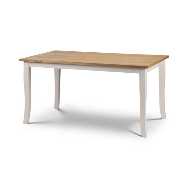 DAVENPORT OAK/ELEPHANT GREY DINING TABLE - Living with Luxury