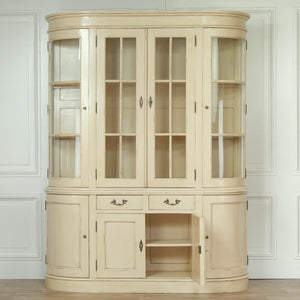 Large Vintage Cream Dresser Display Cabinet – view 10