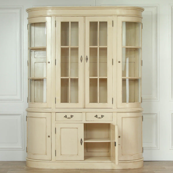 Large Vintage Cream Dresser Display Cabinet – view 10