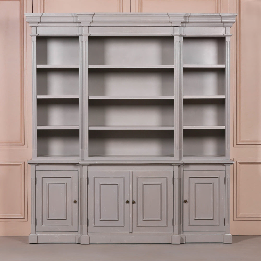 Distressed Bookcase Display Cabinet – view 1