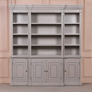 Distressed Bookcase Display Cabinet – view 1