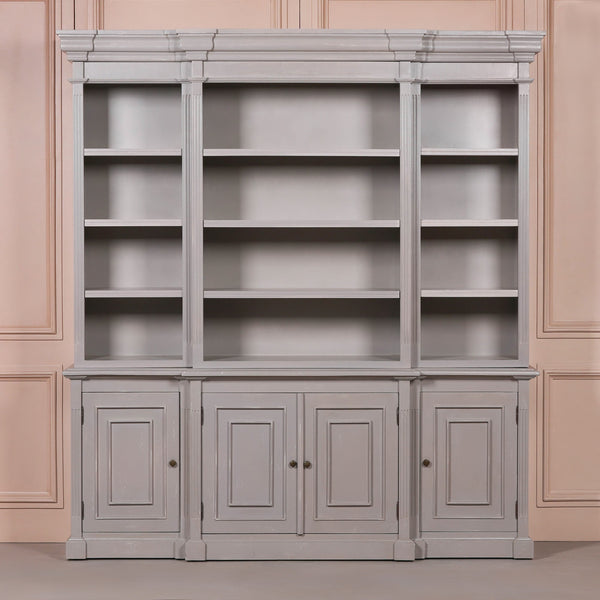 Distressed Bookcase Display Cabinet – view 1