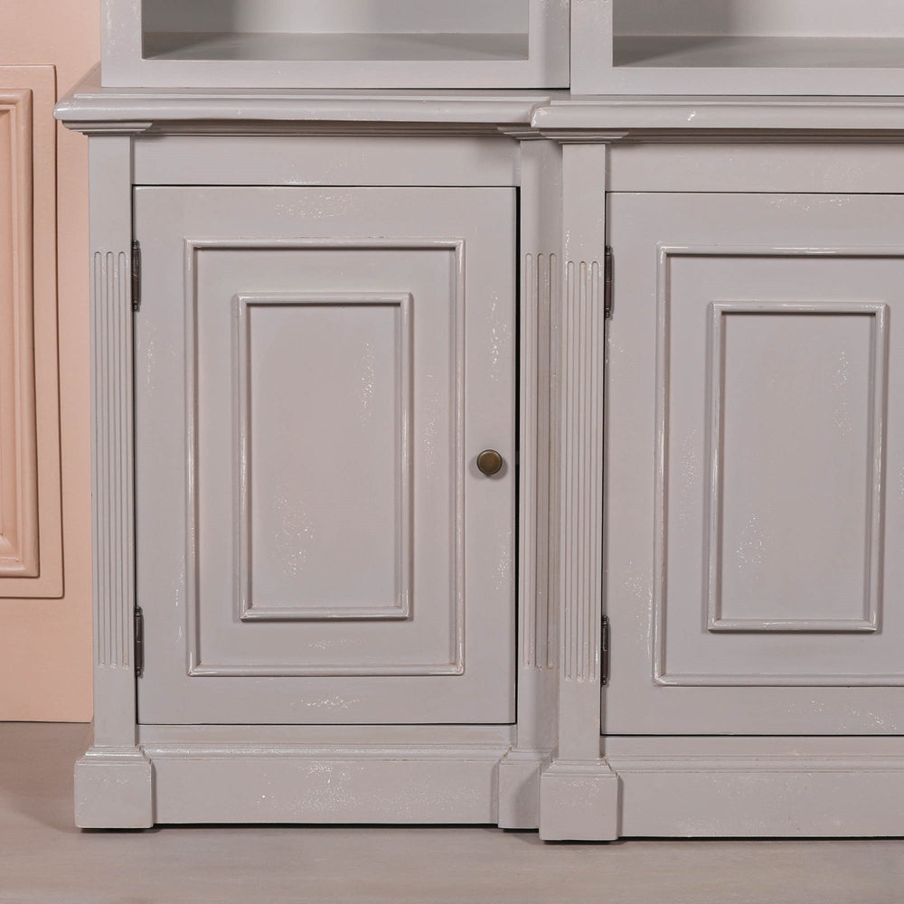 Distressed Bookcase Display Cabinet – view 1
