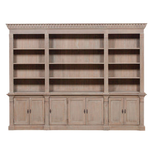 Extra Large Wooden Triple Bookcase – view 6