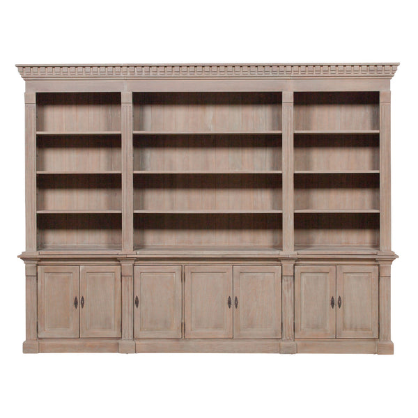 Extra Large Wooden Triple Bookcase – view 6
