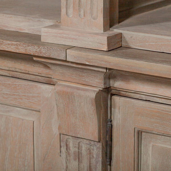 Extra Large Wooden Triple Bookcase – view 4