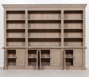Extra Large Wooden Triple Bookcase – view 5