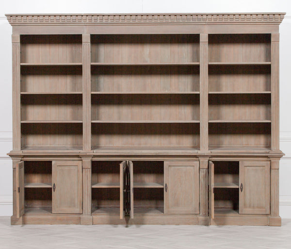 Extra Large Wooden Triple Bookcase – view 5