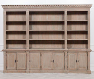 Extra Large Wooden Triple Bookcase – view 7