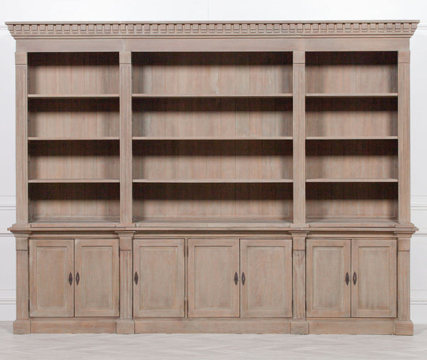 Extra Large Wooden Triple Bookcase – view 7