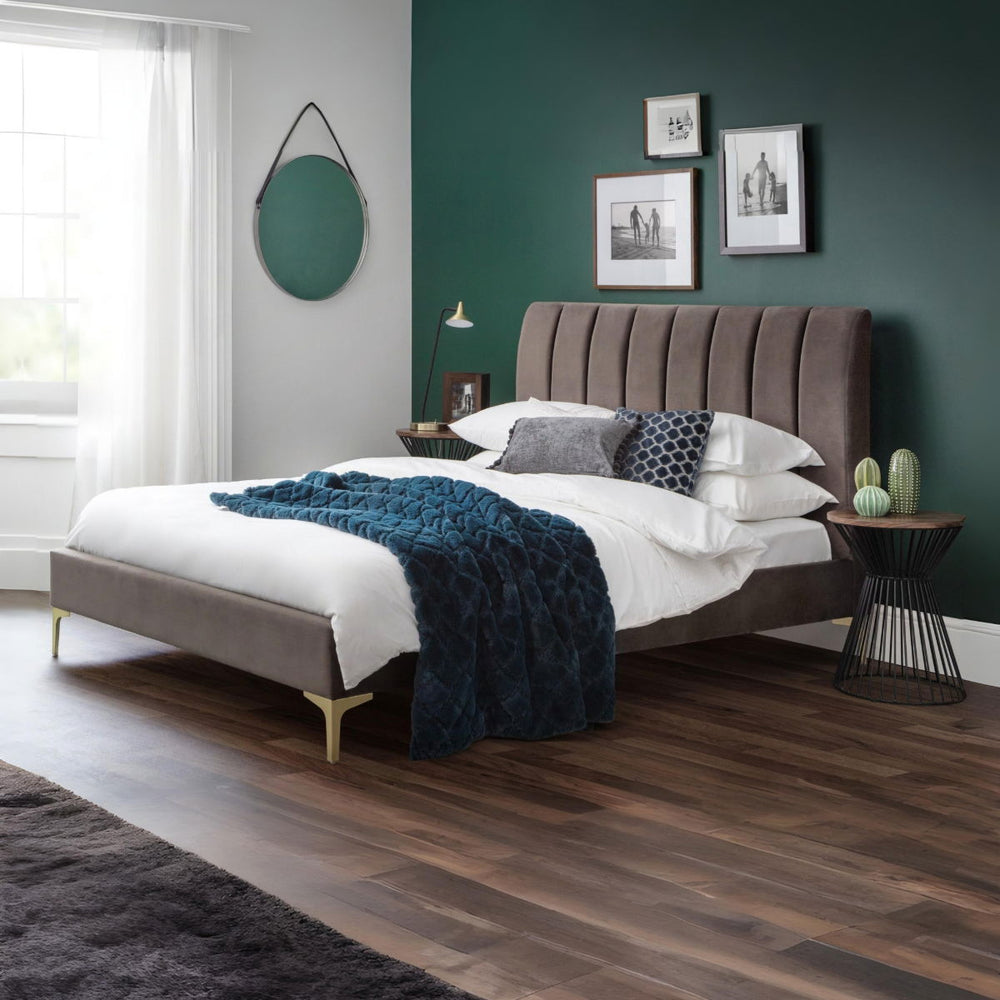 DECO VELVET BED 150CM - Living with Luxury