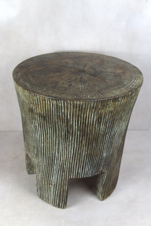 Wooden Side Table with Legs - Cameroon – detail