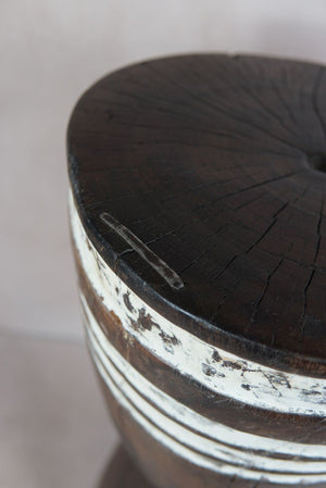 Tapered Wood Side Table - Cameroon – dimensions