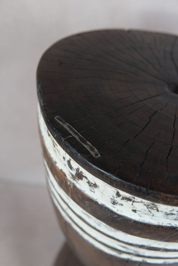 Tapered Wood Side Table - Cameroon – dimensions