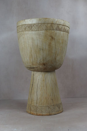 Tapered Wood Side Table - Cameroon - 93.7 - Living with Luxury