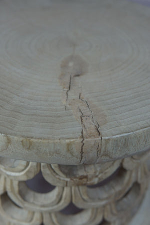 Bamileke Table - Natural – dimensions