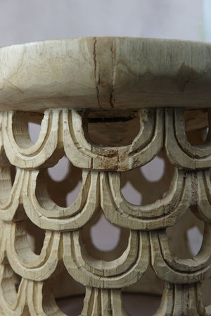 Bamileke Table - Natural – close-up