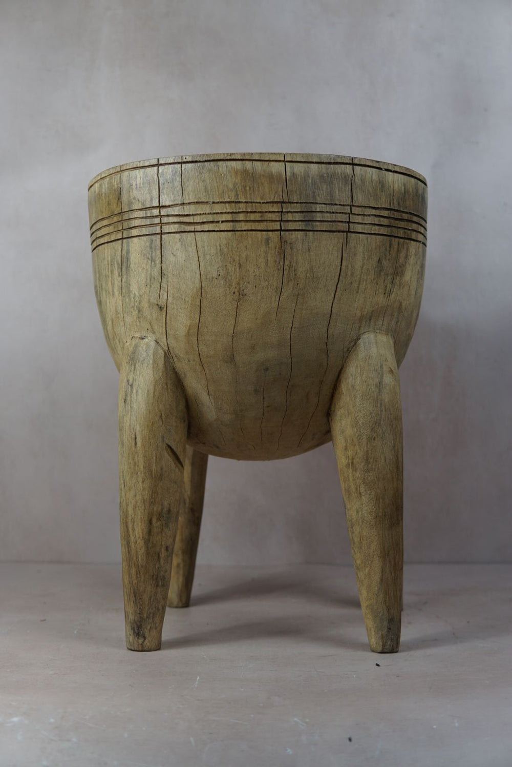 Wood Side Table - Cameroon - 92.3 - Living with Luxury